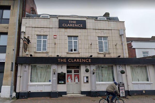 The Clarence Pub at 118 London Road, Portsmouth was handed a four-out-of-five rating after assessment on May 31.