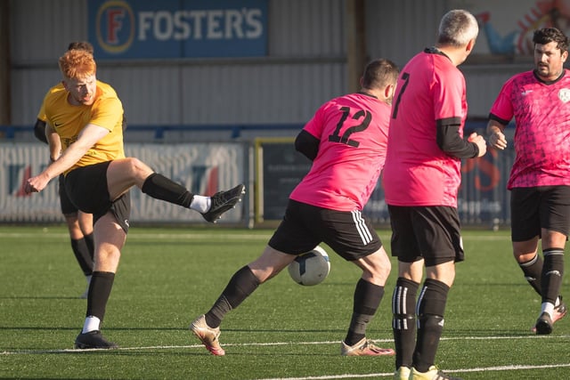 Freehouse (pink) v FFTP. Picture by Keith Woodland