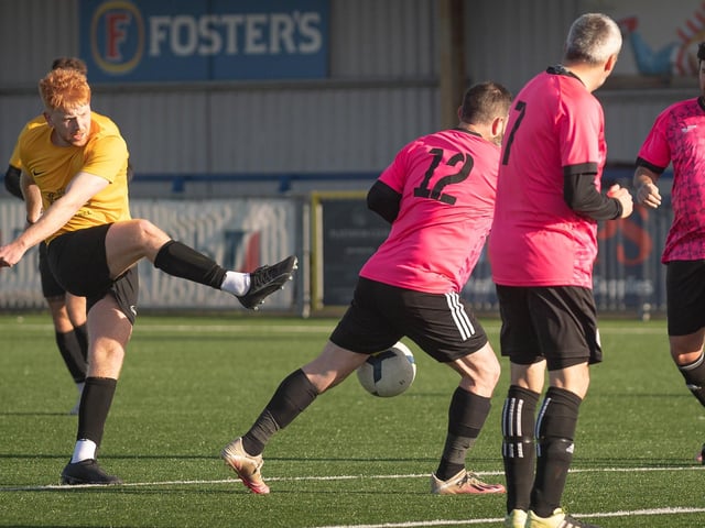 Freehouse (pink) v FFTP. Picture by Keith Woodland