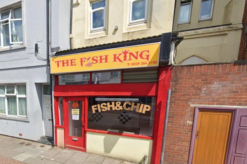 The Fish King at 72 Kingston Road, Portsmouth, was rated four on August 17 2023.