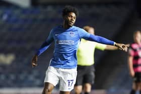 Pompey's Ellis Harrison has been linked with Sheffield Wednesday