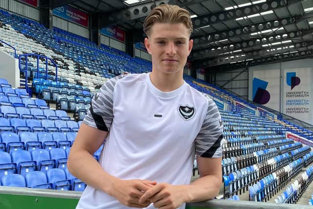 Liam Vincent has signed for Pompey. Picture: Portsmouth FC