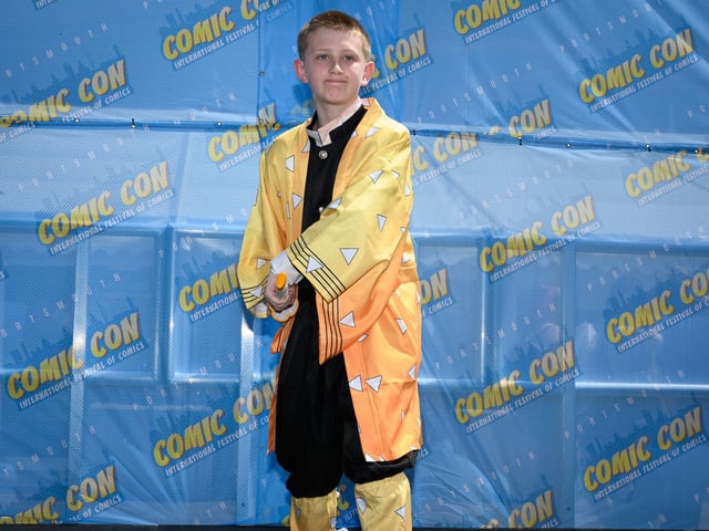 Pictured is: The Children's best dressed Comic Con character competition. Picture: Keith Woodland (110521-246)