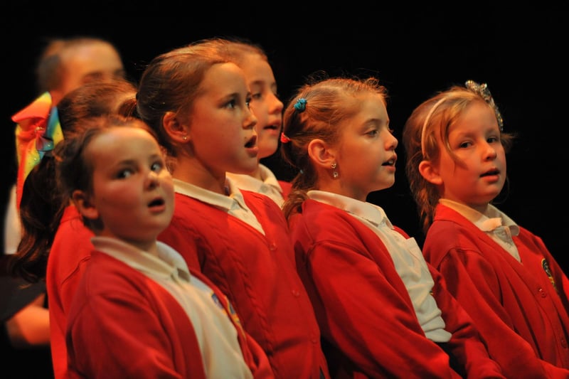 Harton Primary School Choir singing at the Together Forever charity night at The Customs House 4 years ago.