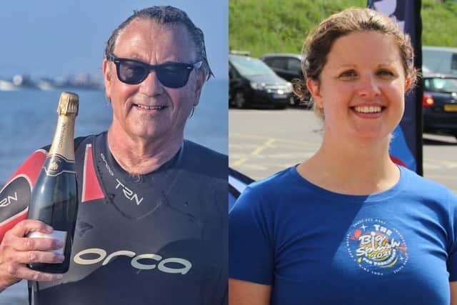 Peter Burns from Littlehampton and Vicky Knight from Warsash