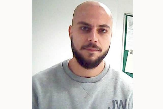 Ashley Green from Portsmouth has absconded from HM Prison Springhill in Buckinghamshire.