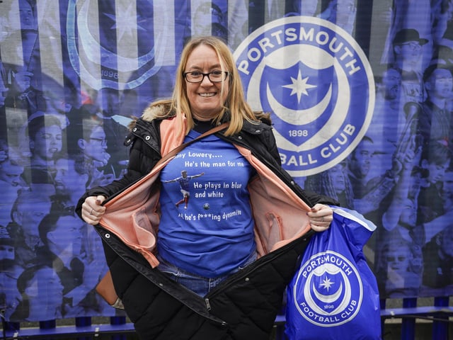 A crowd of 20,295 witnessed Pompey's 3-1 win against PNE at Fratton Park.