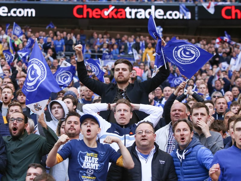 More than 40,000 Pompey fans saw the Blues beat Sunderland on penalties in the 2019 Checkatrade Trophy final
