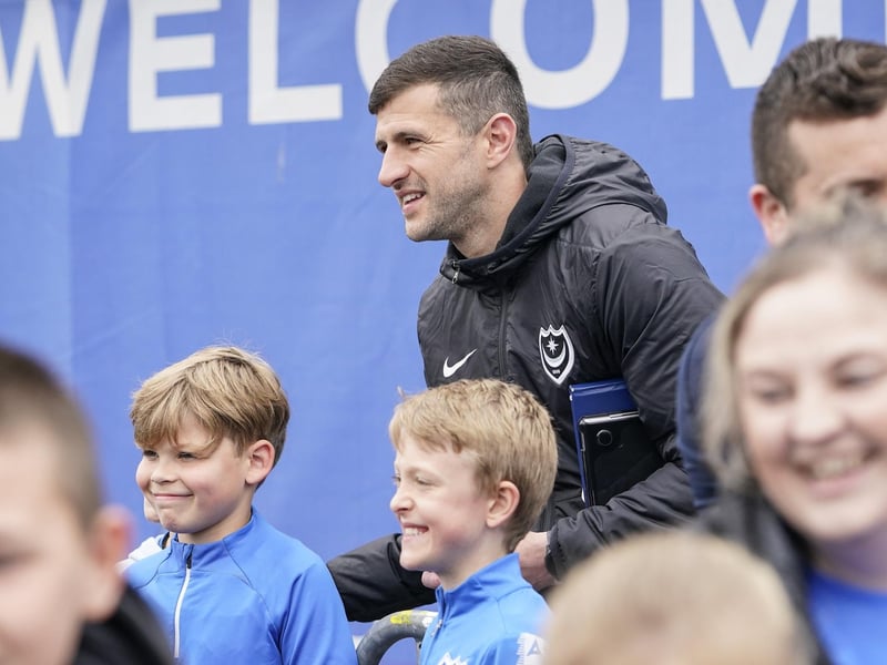 Blues fans were out in force for Pompey's final game of the season against Wycombe