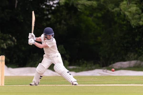 Burridge skipper Joe Collings-Wells hit a century in a losing cause at Bournemouth. Picture: Andrew Hurdle