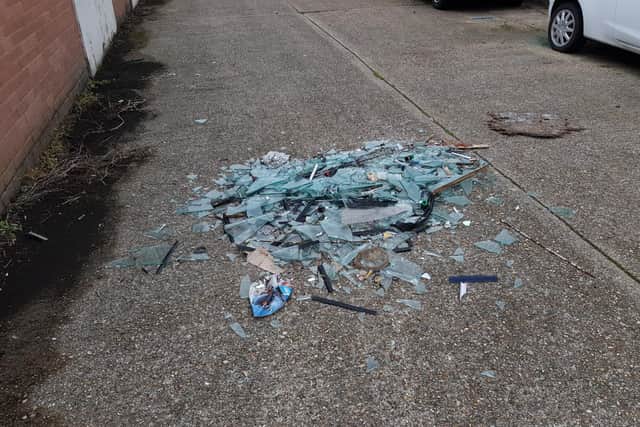 Adrian Ward was told to pay more than £3,500 for fly-tipping glass in Gosport