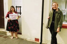 Danielle Anthony is a Covid-19 support volunteer from Gosport Voluntary Action who has been helping resident Michaela Hampshire with her shopping