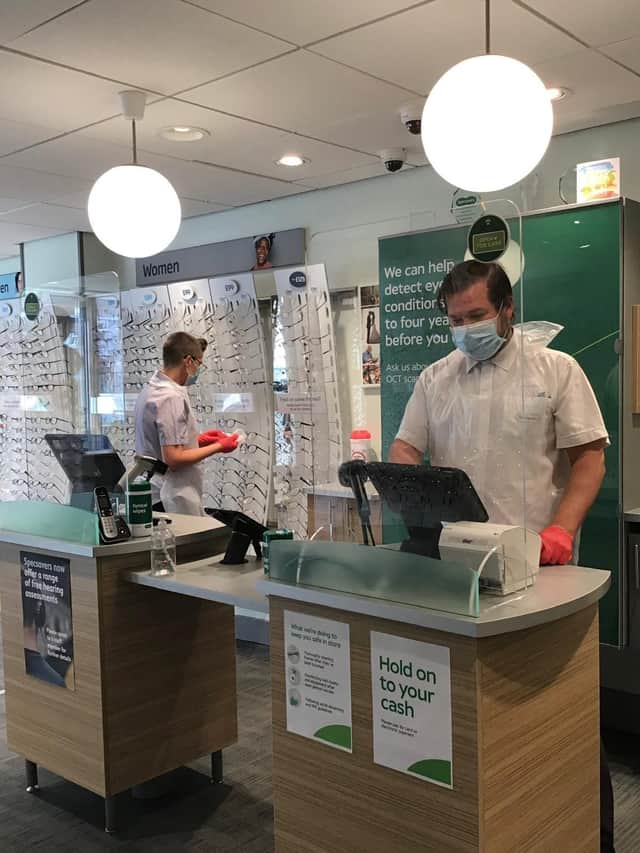 Specavers store staff