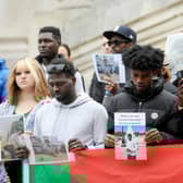 A vigil was held for Aimen Ahmed on Friday, August 4, 2023, in Guildhall Square, Portsmouth.

Picture: Sarah Standing