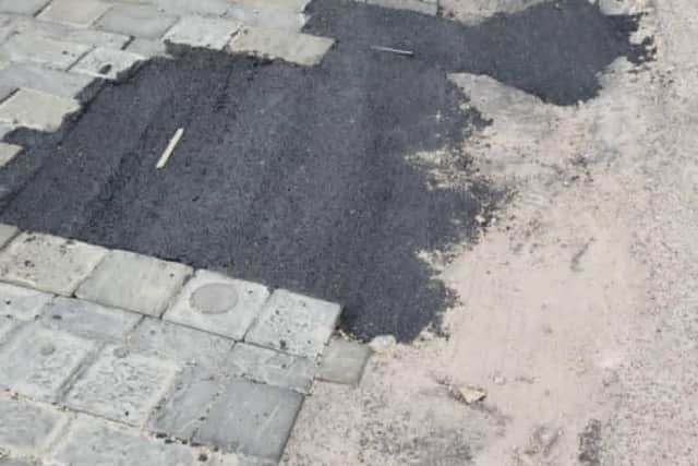 The road near The Square, Hamble. Photo: Peter Langdon