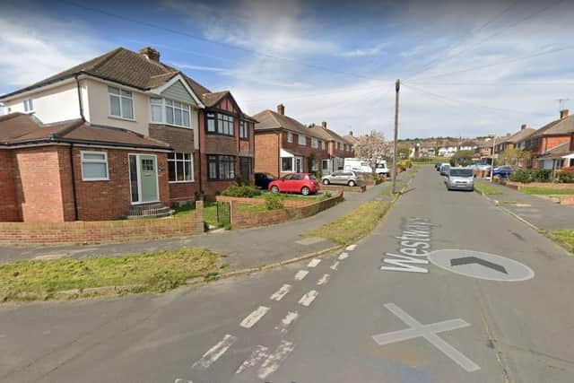 Westways in Farlington where a pensioner in her 90s was targeted by a thief