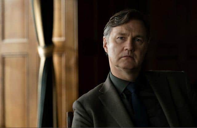 Ian St Clair played by David Morrissey. Picture: BBC