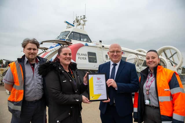 Hovertravel re-awarded top accessible status
