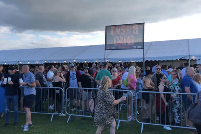 Bars across the Victorious Festival site were hit by WiFi issues that made it difficult to process card payments.