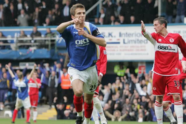 Gary O’Neil came through Pompey’s academy and made 192 appearances before departing for Middlesbrough. Picture: Richard Heathcote/Getty Images