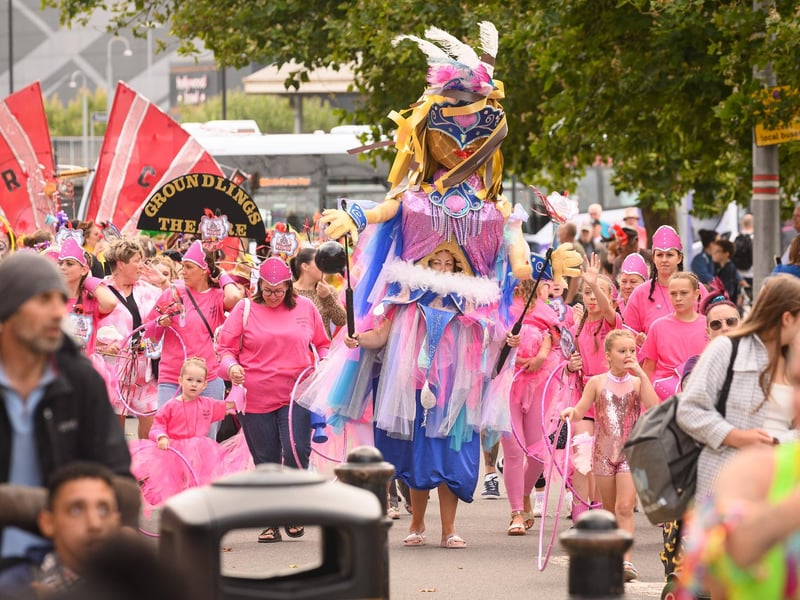 Portsea carnival 2023 - Local people taking part in the circus-themed parade on Saturday, August 12.
