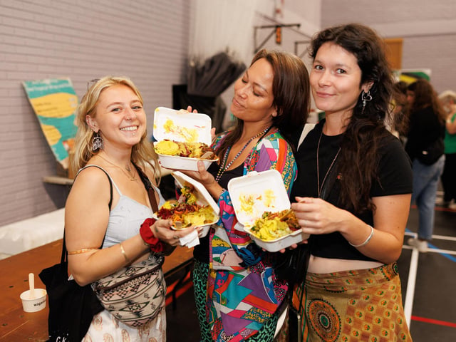 Portsmouth Vegan Festival 2024 drew in hundreds of people who were greeted with a range of vegan stalls and businesses. Picture:Marcin Jedrysiak
