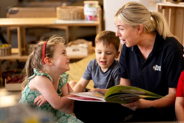 More than 100 children from Busy Bees nursery in Portsmouth have joined the Busy Bees’ “Get the Reading Buzz” pledge - a nationwide initiative aiming to share 45 million books with children in 2026