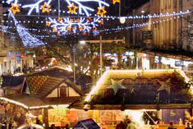 Christmas lights in Portsmouth in previous years. Picture: Michael Scaddan