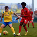 Alfie Saunders on his Gosport debut. Picture by Tom Phillips