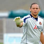 Former Hawks, Gosport and Ebbsfleet keeper Nathan Ashmore is looking for a Wembley return. Picture: Malcolm Wells