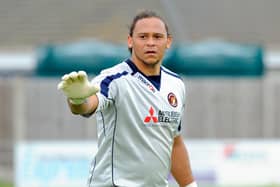 Former Hawks, Gosport and Ebbsfleet keeper Nathan Ashmore is looking for a Wembley return. Picture: Malcolm Wells