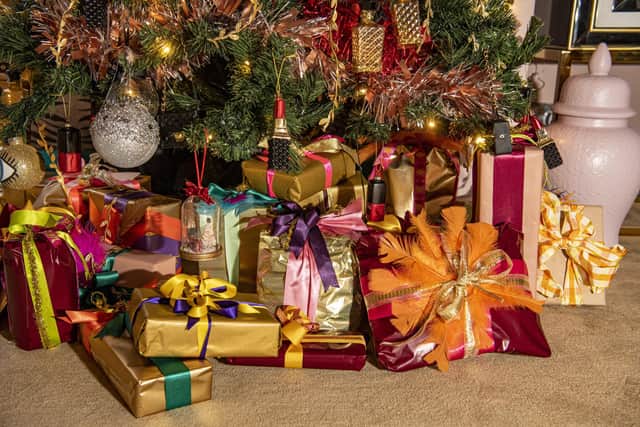 Christmas gifts. Picture Tony Johnson
