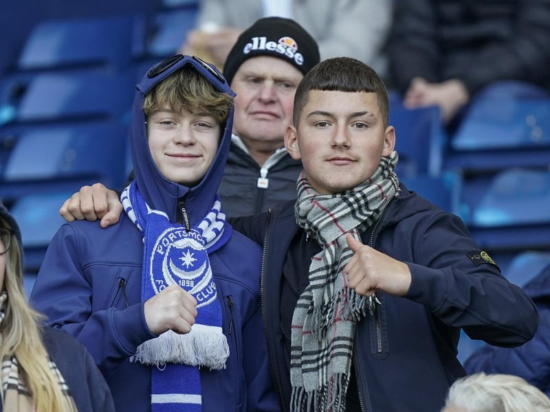 Enjoying Pompey's first trip to West Brom in more than 16 years.