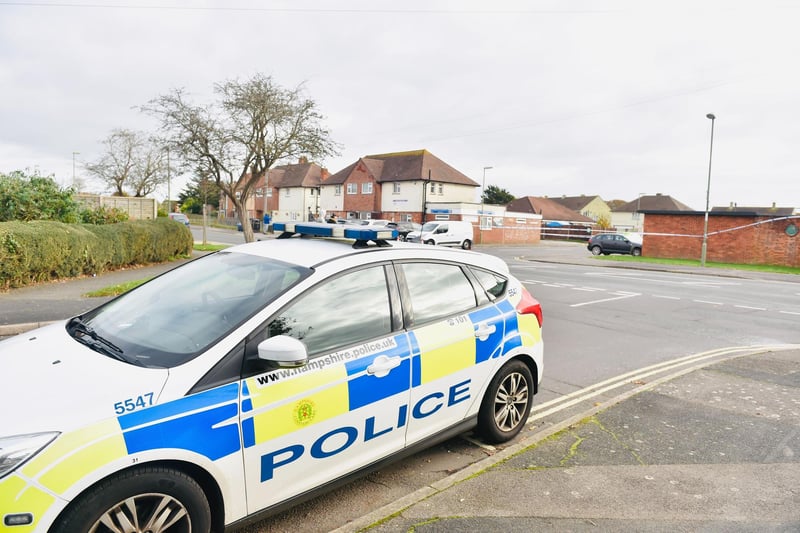 Gosport police incident - Police officers close Nobes Avenue in Gosport due to emergency incident.
