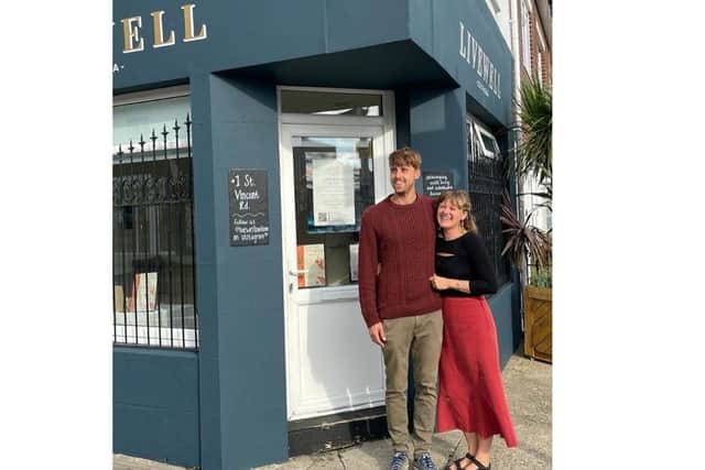 Simon Ridgwell and Grace Winchell have opened their new business, Live Well, in Southsea.