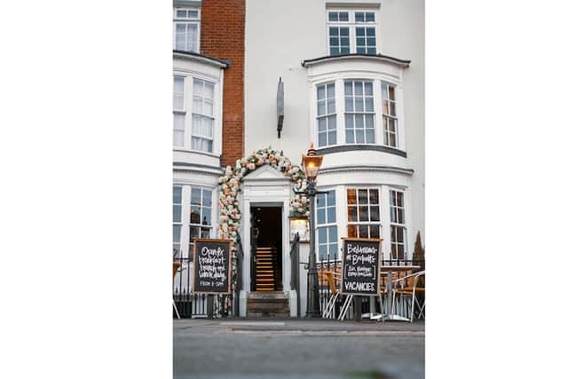 Beckett's Restaurant and Hotel in Bellevue Terrace after it has been restored