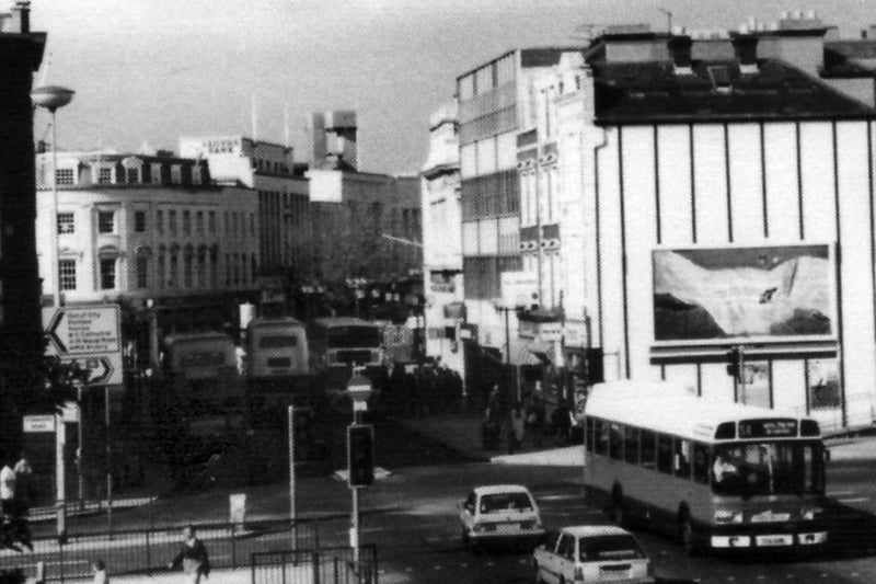 Commercial Road, Portsmouth, looking north in 1972