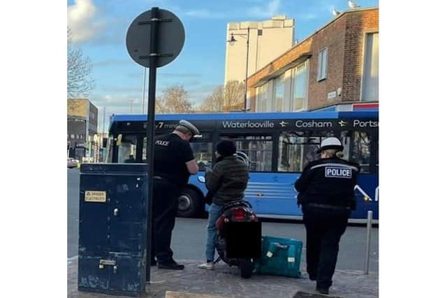 Officers taking part in Operation Weigh
