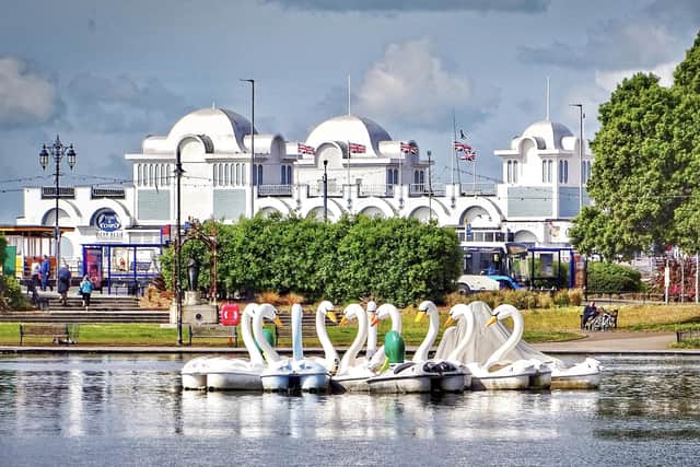 Canoe Lake and the Pier, Southsea. Picture: Trev Harman
