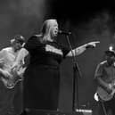 Amba Tremain Band live at Lincoln Blues Festival (photo by Chris Roberts/Widerview Visual Media)