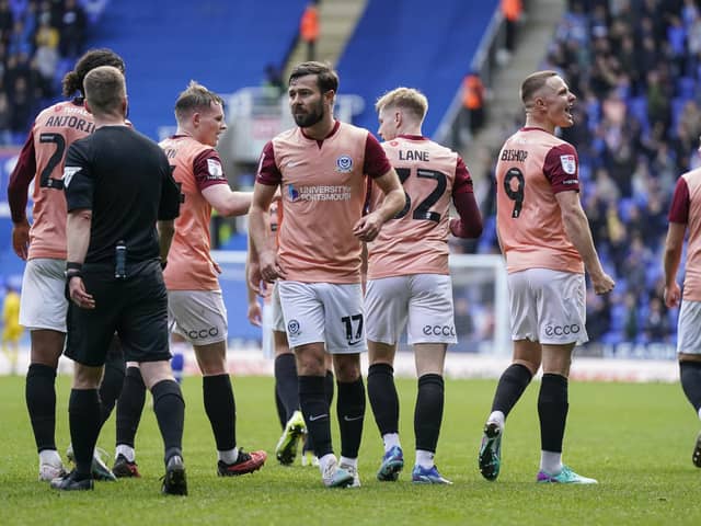 Pompey head to National League Chesterfield on Sunday on the back of their come-from-behind win against Reading in League One on Saturday