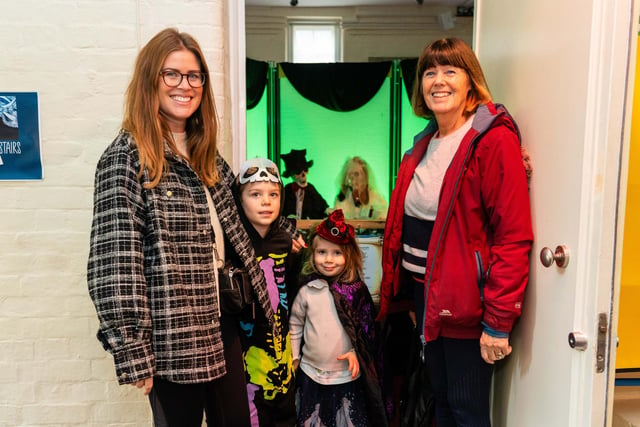 Carole Hartis & the Purdy family at the Dress to Distress at Portsmouth Museum.
Photos by Matthew Clark