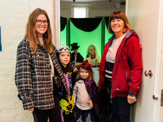 Carole Hartis & the Purdy family at the Dress to Distress at Portsmouth Museum.
Photos by Matthew Clark