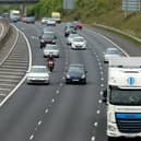 The M27 near Portsmouth. Picture: Chris Moorhouse.