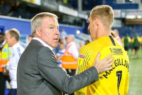 Former Pompey boss Kenny Jackett with now Charlton keeper Craig MacGillivray during their Fratton Park days.