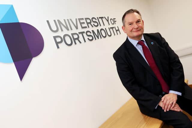 The University of Portsmouth's vice-chancellor, professor Graham Galbraith, feels the survey highlights the university's 'considerable strengths'.

 Picture: Chris Moorhouse