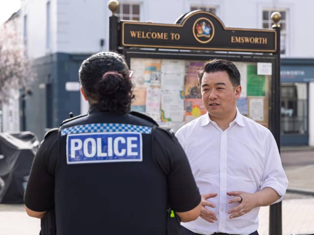 Havant MP Alan Mak has been on patrol in Emsworth to find out how police are tackling shoplifting