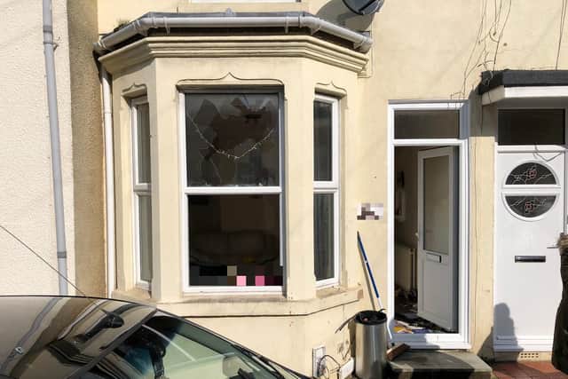 Police are in Hampshire Street, in Buckland, and have arrested a man on suspicion of criminal damage and possession of cannabis. Picture: Richard Lemmer