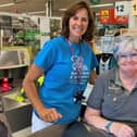 £5 million partnership- a Naomi House & Jacksplace fundraiser with a Morrisons staff member