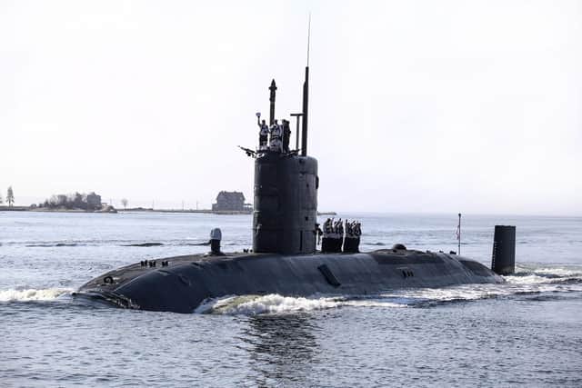 HMS Trenchant, pictured, where the boat's captain was sacked after allowing his crew to stage a lockdown party while the nuclear submarine was alongside in Devonport, Plymouth. Photo: Royal Navy